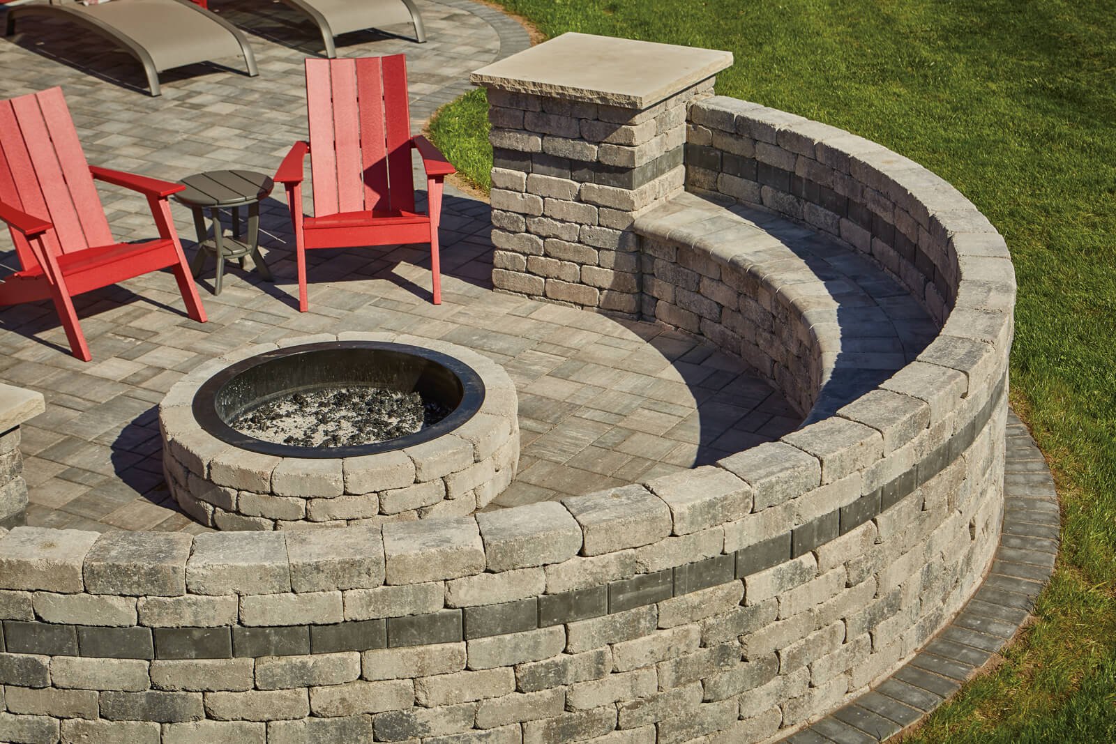 Summit Stone Circle Fire Pit Bags and Bulk Landscape Supply Yard