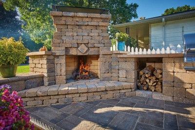 County Materials Outdoor Fireplaces & Firepits
